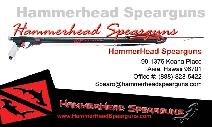 Hammerhead Spearguns - Business Card