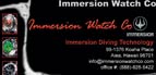 Immersion Watch Co Business Card